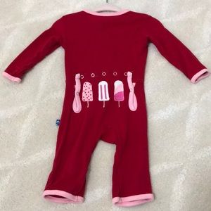 KICKEE PANTS  ♥️popsicle pajamas ♥️GUC SIZE 0-3